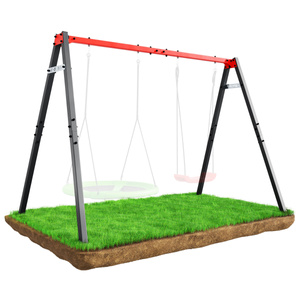 HUŚTAWKA OGRODOWA dla dzieci BOCIANIE GNIAZDO STELAŻ podwójny KSOZ015